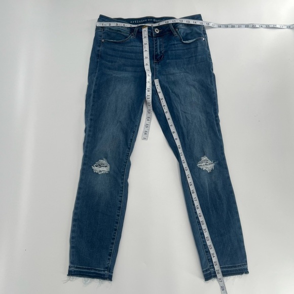 Articles Of Society Distressed Release Hem Ankle Jeans Size 29 Women's - Picture 5 of 6